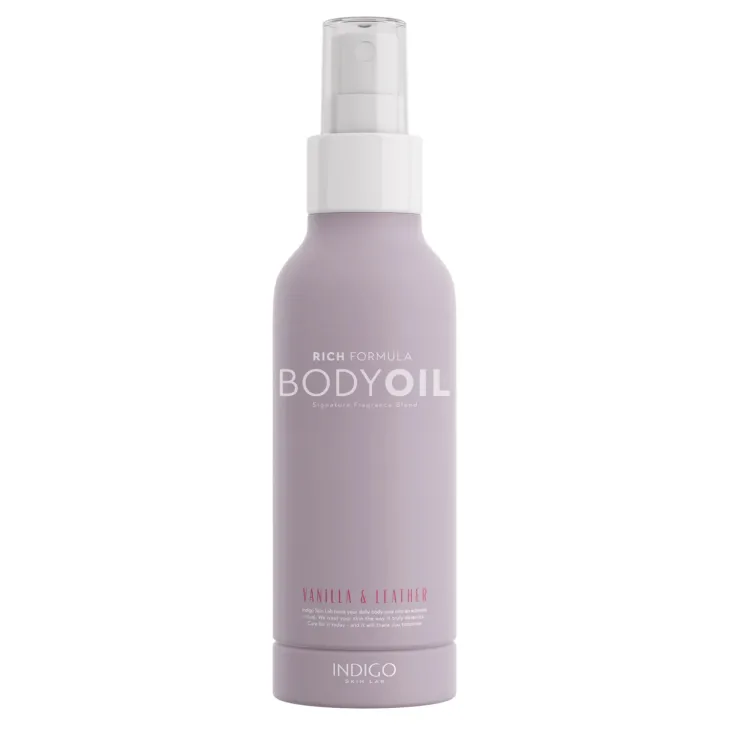 Indigo perfumowany nawilżający olejek do ciała Vanilla & Leather 150 ml