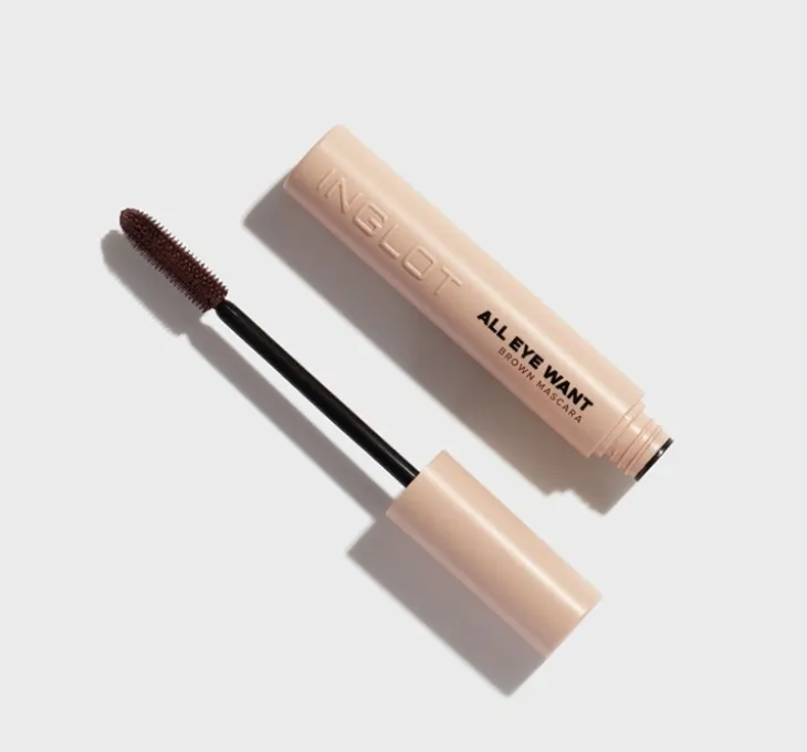 Inglot All Eye Want tusz do rzęs brązowy 8,5ml
