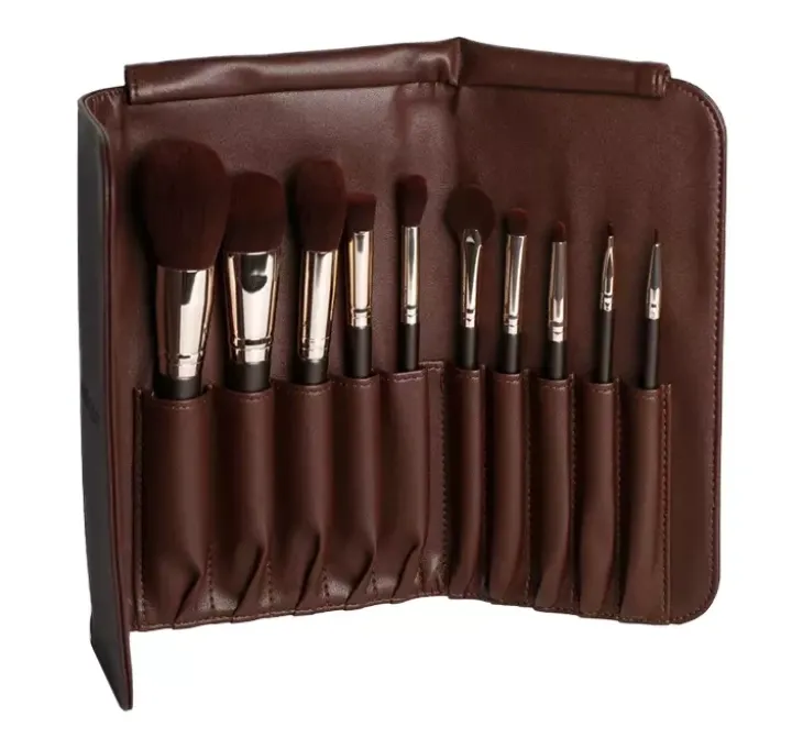Inglot Chocolate zestaw pędzli do makijażu w etui