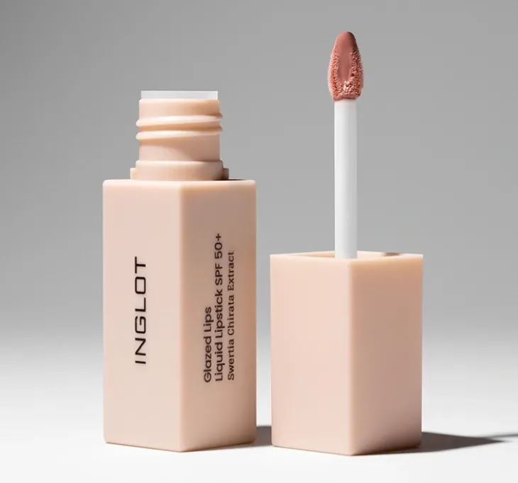 Inglot Glazed Lips SPF50+ pomadka w płynie 95 Rose-Yogurt Cake3,5 ml
