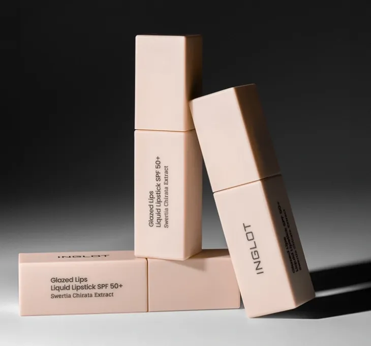 Inglot Glazed Lips SPF50+ pomadka w płynie 95 Rose-Yogurt Cake3,5 ml
