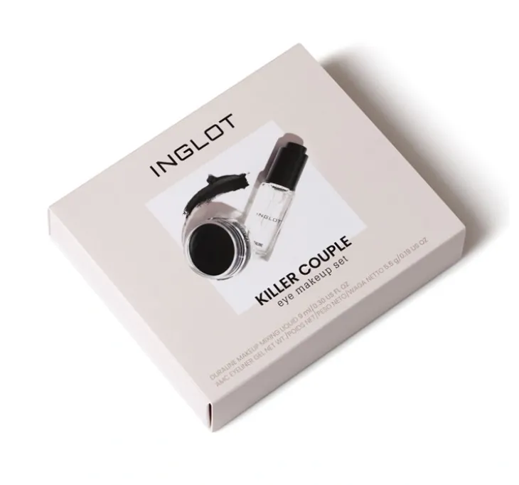 Inglot Killer Couple zestaw do makijażu oczu Duraline + AMC Eyeliner 77