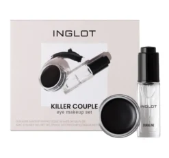 Inglot Killer Couple zestaw do makijażu oczu Duraline + AMC Eyeliner 77
