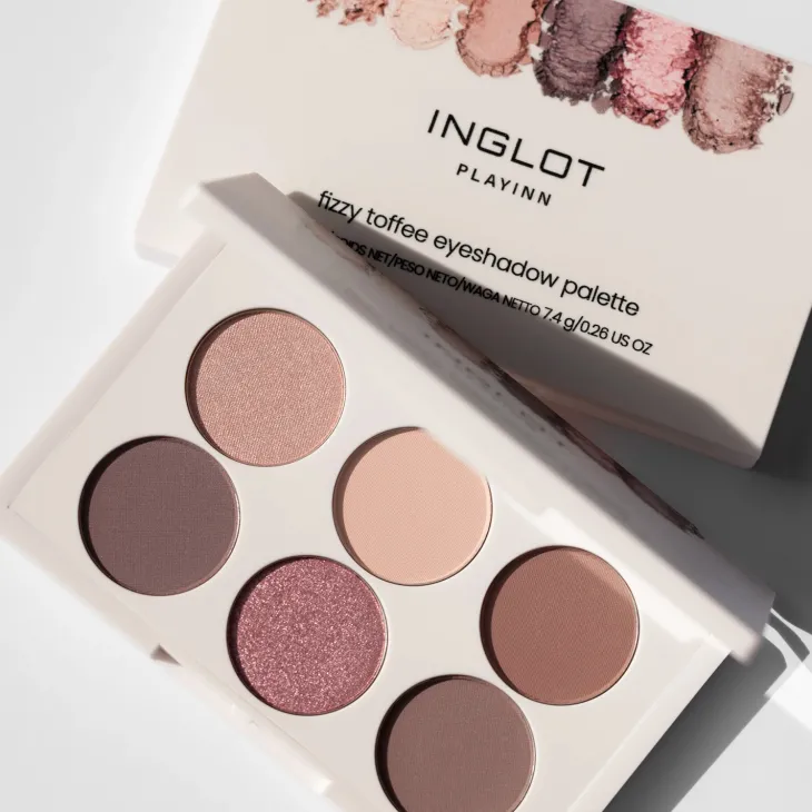 Inglot PlayInn paleta cieni Fizzy Toffee 7,4g