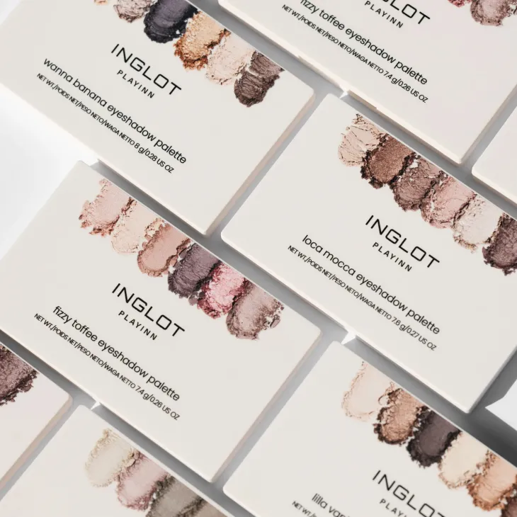 Inglot PlayInn paleta cieni Lilla Vanilla 8,4g