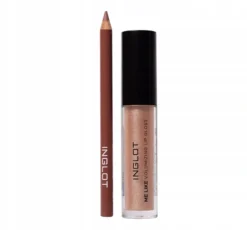 Inglot Plump & Define Lip Makeup Set zestaw kosmetyków do makijażu ust błyszczyk 54 + konturówka 63