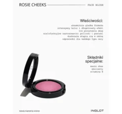 Inglot Rosie Cheeks róż do policzków 19 3,8g
