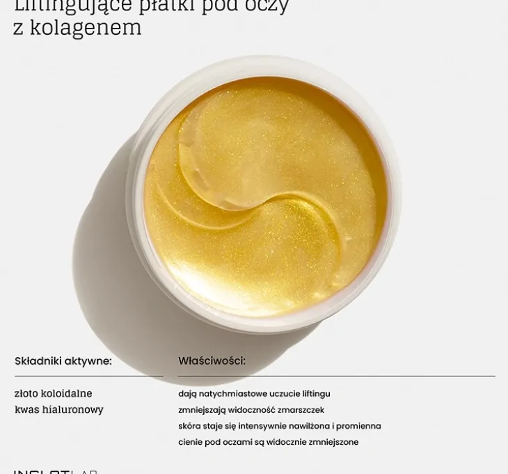 Inglot Self-Care Skincare Face Set zestaw do pielęgnacji twarzy liftingujące płatki pod oczy z kolagenem 60 sztuk + maska do ust 4 g