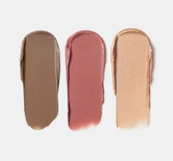 Inglot Shine & Define zestaw kosmetyków w sticku do konturowania na mokro bronzer + róż + rozświetlacz 3 x 6,2 g