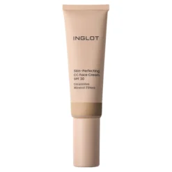 Inglot Skin-Perfecting lekki krem do twarzy CC z filtrem mineralnym SPF30 507 Medium Neutral 30 ml