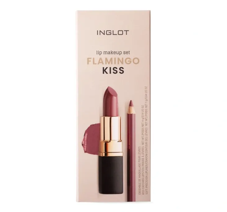 Inglot zestaw do makijażu ust Flamingo Kiss