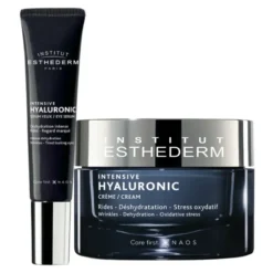 Institut Esthederm Intensive Hyaluronic zestaw kosmetyków krem do twarzy 50 ml + serum pod oczy 15 ml