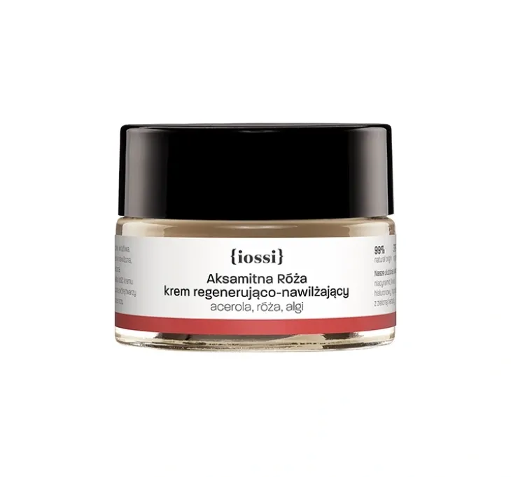 Iossi Aksamitna Róża krem regenerująco-nawilżający Acerola, Róża, Algi 15ml