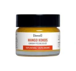 Iossi Cukrowy peeling do ust z woskiem pszczelim Mango Kokos 15ml