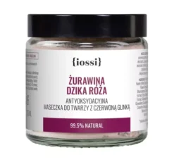 IOSSI MASECZKA DO TWARZY Z CZERWONĄ GLINKĄ ŻURAWINA DZIKA RÓŻA 120ML