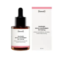 IOSSI NAWILŻAJĄCE SERUM DO TWARZY Z AWOKADO, DRZEWEM SANDAŁOWYM I KWASEM HIALURONOWYM 30ML