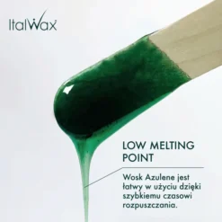 ItalWax twardy wosk do depilacji w granulkach Azulenowy 1000 g