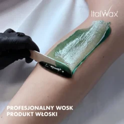 ItalWax twardy wosk do depilacji w granulkach Azulenowy 1000 g