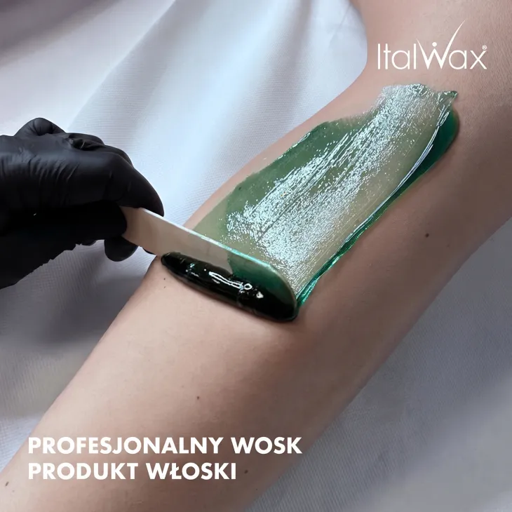 ItalWax twardy wosk do depilacji w granulkach Azulenowy 1000 g