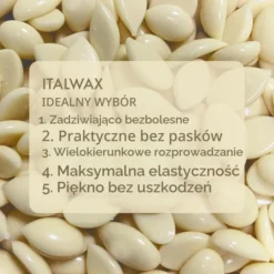 ItalWax wosk do depilacji w granulkach Biała Czekolada 1000 g