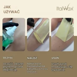 ItalWax wosk do depilacji w granulkach Biała Czekolada 1000 g