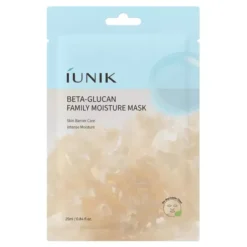 iUNIK Beta Glucan Family Moisture Mask nawilżająca maska do twarzy w płachcie 25 ml