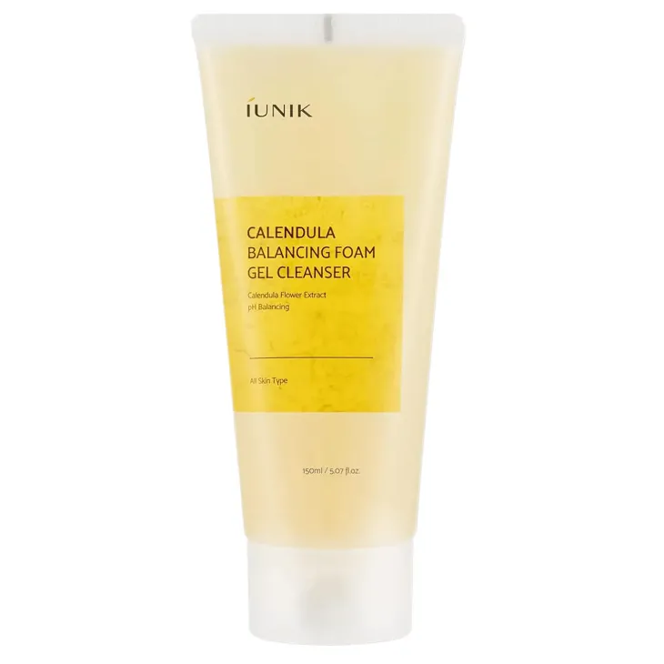 iUNIK Calendula Balancing Foam Gel Cleanser oczyszczający żel do mycia twarzy 150 ml