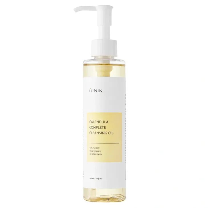 iUNIK Calendula Complete Cleansing Oil olejek do demakijażu z ekstraktem z nagietka 200 ml