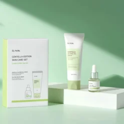 iUNIK Centella Edition Skincare Set zestaw do pielęgnacji twarzy łagodzący krem-żel 60 ml + serum kojące 15 ml