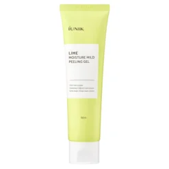 iUNIK Lime Moisture Mild Peeling Gel łagodny peeling żelowy do twarzy z naturalnym kompleksem owoców AHA 90 ml
