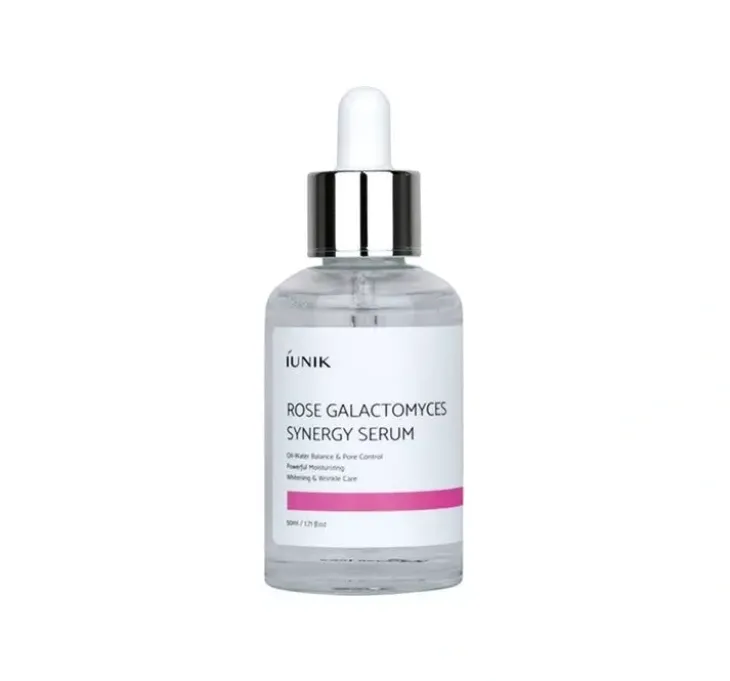 IUNIK ROSE GALACTOMYCES SYNERGY NAWILŻAJĄCO-UJĘDRNIAJĄCE SERUM DO TWARZY 50ML