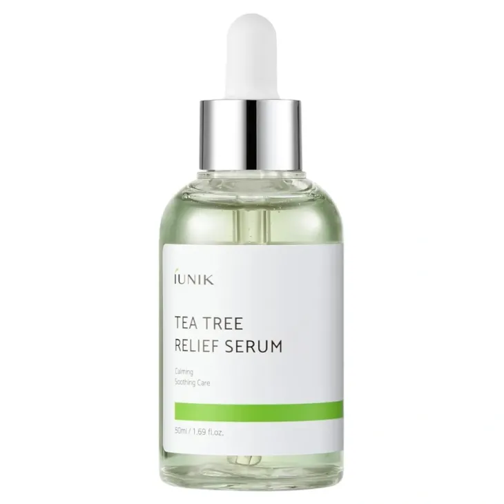 iUNIK Tea Tree Relief Serum kojące serum dla cery problematycznej z wodą z drzewa herbacianego 50 ml