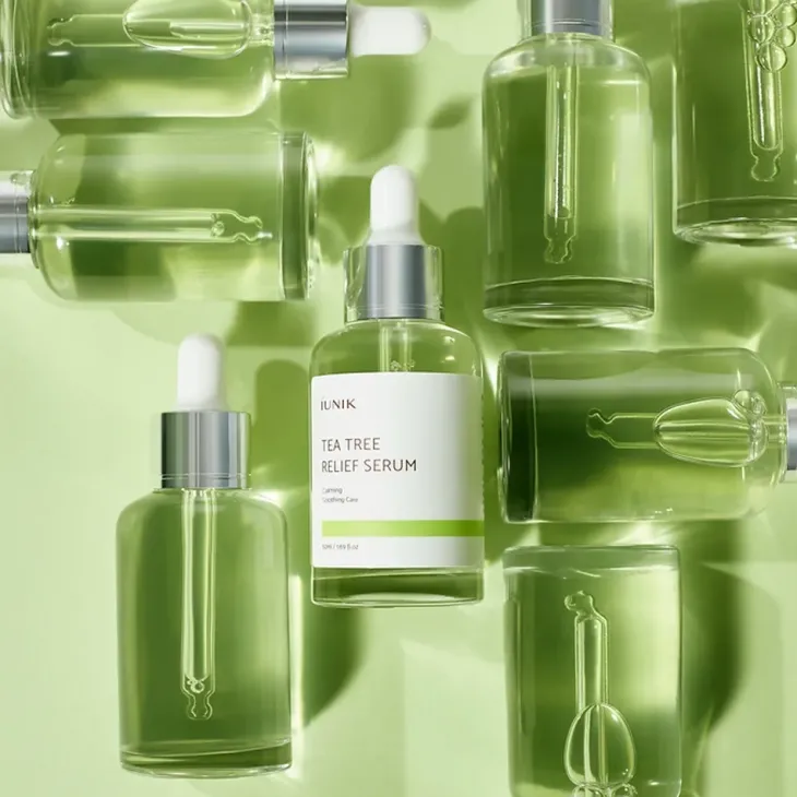iUNIK Tea Tree Relief Serum kojące serum dla cery problematycznej z wodą z drzewa herbacianego 50 ml