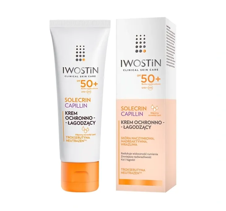Iwostin Solecrin Capillin krem ochronno-łagodzący SPF50 50 ml