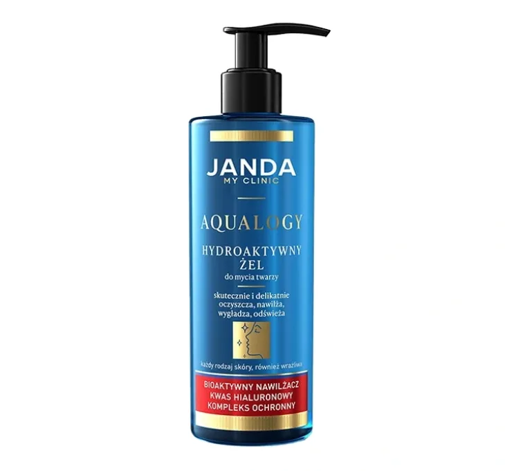 Janda Aqualogy hydroaktywny żel do mycia twarzy 400ml