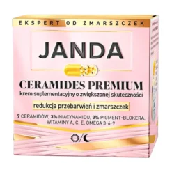 Janda Ceramides Premium krem suplementacyjny o zwiększonej skuteczności, redukcja przebarwień i zmarszczek 50 ml