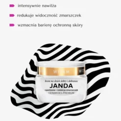 Janda Ceramides Premium krem suplementacyjny o zwiększonej skuteczności, nawilżenie i redukcja zmarszczek 50 ml