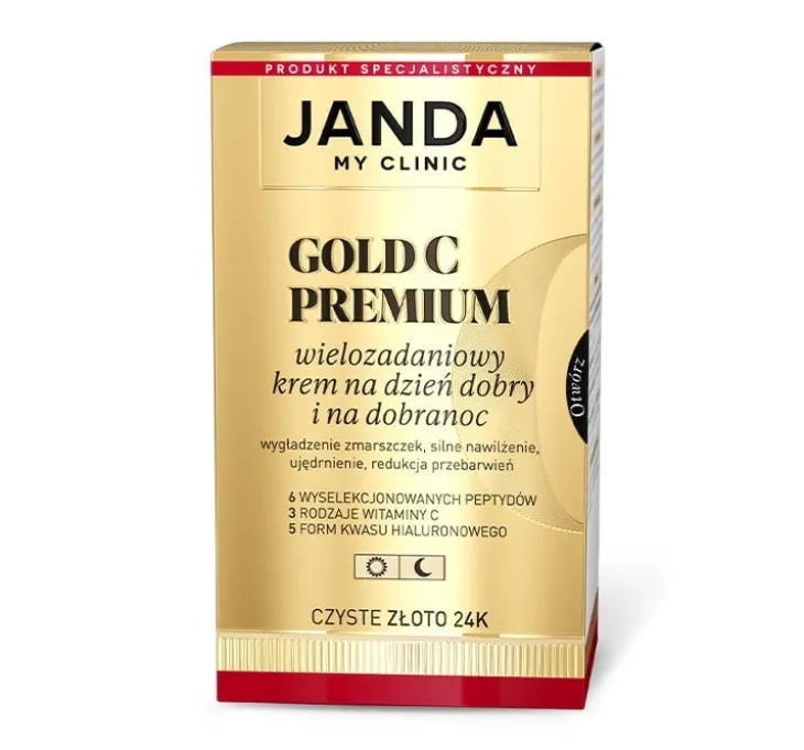 Janda Gold C Premium wielozadaniowy krem na dzień dobry i na dobranoc 50ml