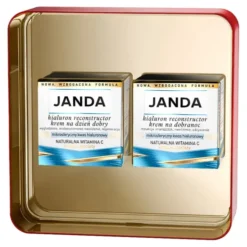 Janda Hialuron Reconstructor zestaw kosmetyków krem na dzień dobry 50 ml + krem na dobranoc 50 ml