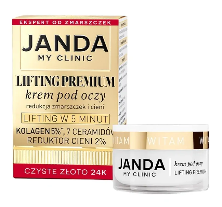 Janda Lifting Premium przeciwzmarszczkowy krem pod oczy 15ml