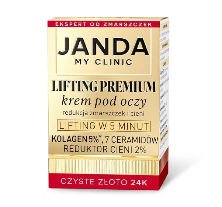 Janda Lifting Premium przeciwzmarszczkowy krem pod oczy 15ml