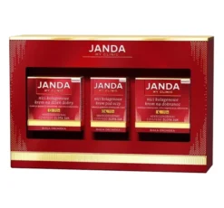 Janda My Clinic zestaw kosmetyków Nici Kolagenowe 70+ krem na dzień 50 ml + krem na noc 50 ml + krem pod oczy 15 ml
