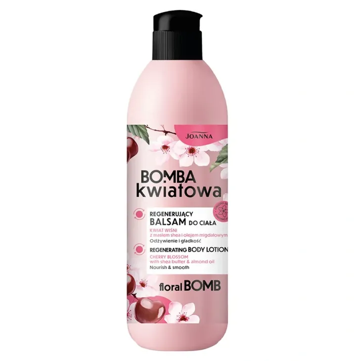 Joanna Bomba Kwiatowa regenerujący balsam do ciała Kwiat Wiśni 500 g