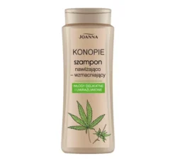 Joanna Konopie szampon nawilżająco-wzmacniający do włosów delikatnych i uwrażliwionych 400 ml