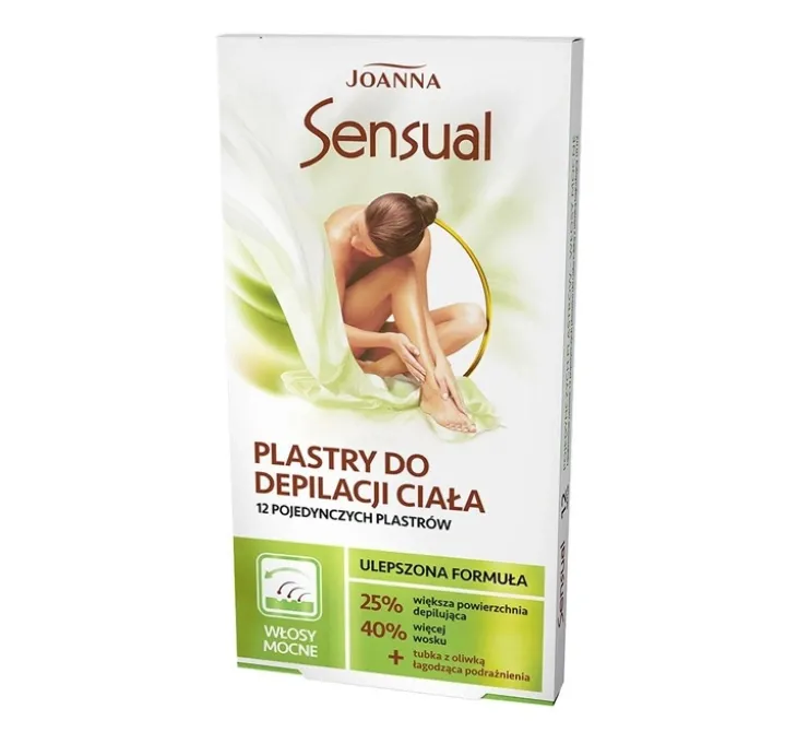 Joanna Sensual plastry do depilacji ciała 12szt
