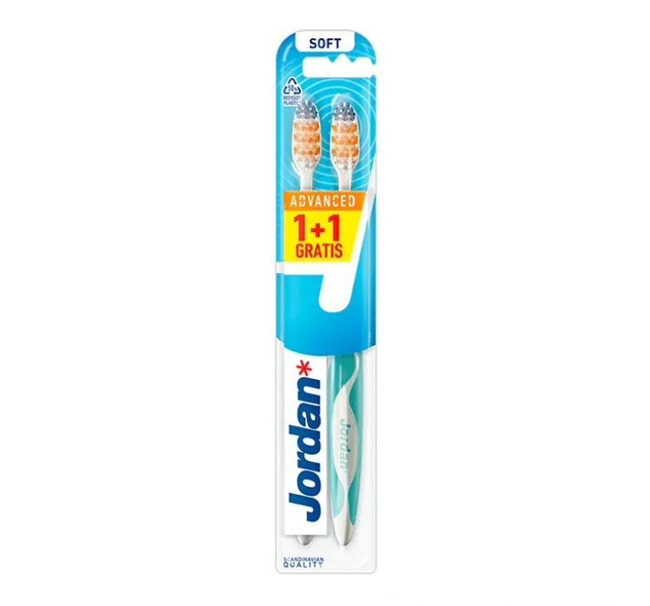 Jordan Advanced Soft szczoteczka do zębów 2 sztuki