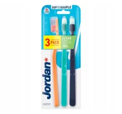 Jordan Clean Smile szczoteczka do zębów Soft 3 sztuki