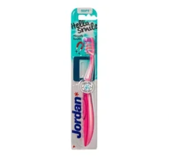 Jordan Hello Smile szczoteczka do zębów dla dziewczynek 9+ lat Soft
