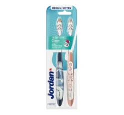 JORDAN INDIVIDUAL CLEAN 2-PACK SZCZOTECZKI DO ZĘBÓW MEDIUM