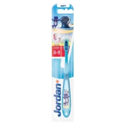 Jordan Step By Step 3 szczoteczka do zębów dla chłopców w wieku 6-9 lat Soft